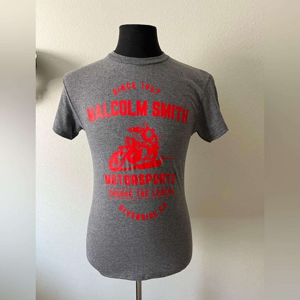 NWOT Malcolm Smith Motorsports Crest Tee Short Sleeve T-Shirt Size Small